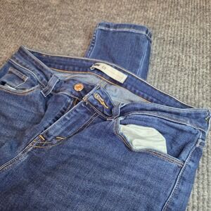 Levis Skinny Jeans Womens 29 Dark Wash Blue Stretch Denim Casual Classic